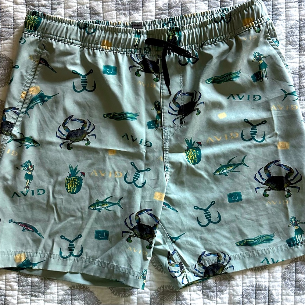 AVID swim trunks, unlined